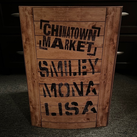 CHINATOWN MARKET x MIGHTY JAXX Smiley Mona Lisa Vinyl Collectible Art Toy NIB - Picture 6 of 15